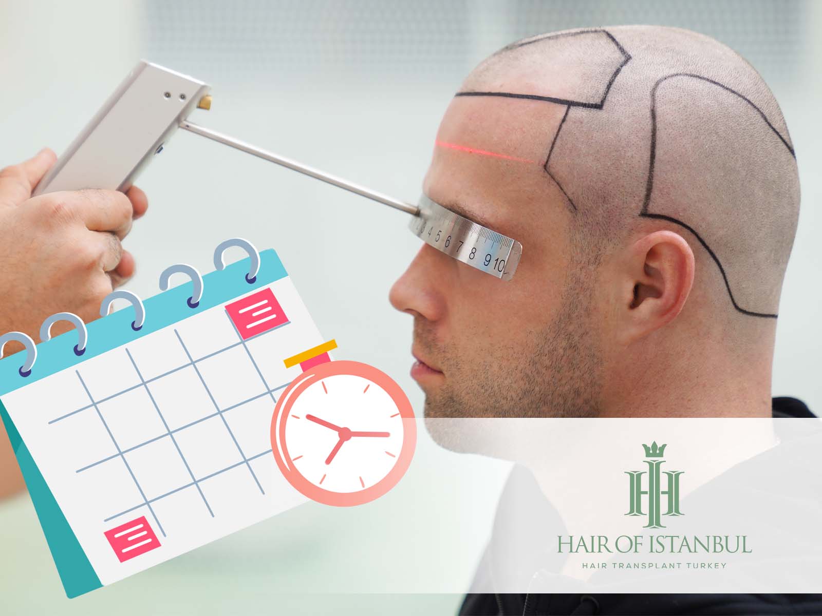Wann wachsen Haare nach Haartransplantation