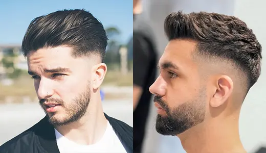 Brushed-up Quiff