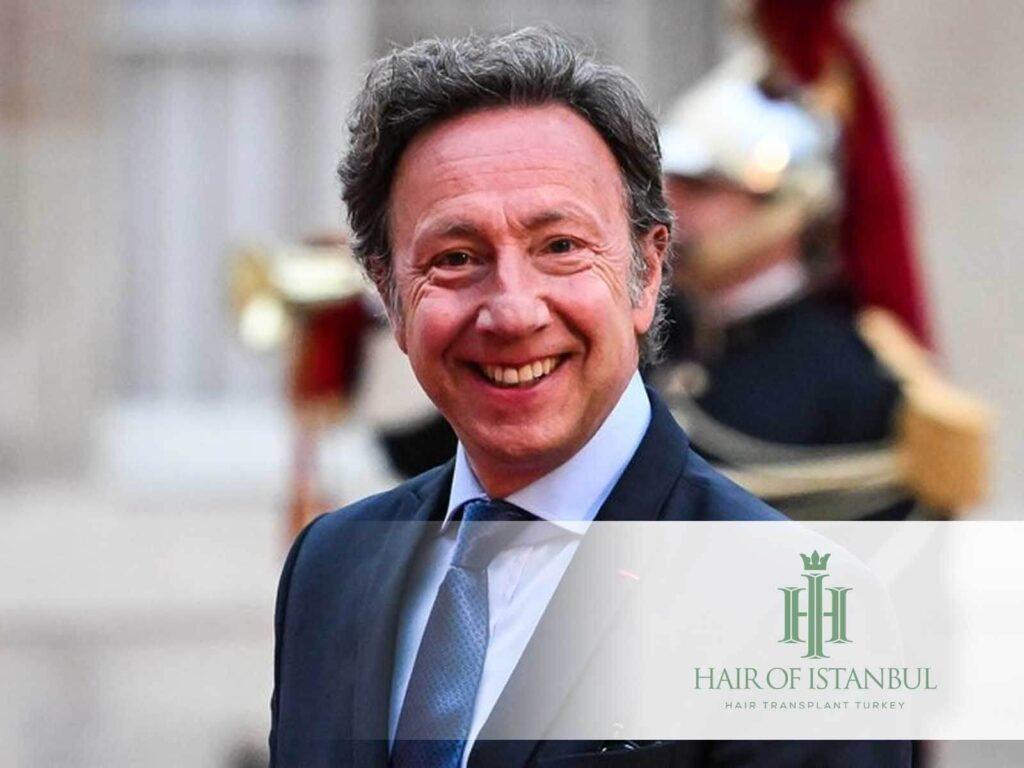 Greffe de cheveux de Stéphane Bern