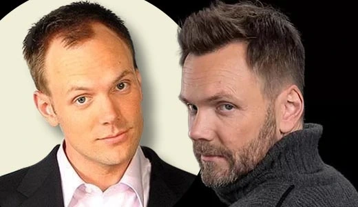 Tracing Joel McHale Hairline Then and Now