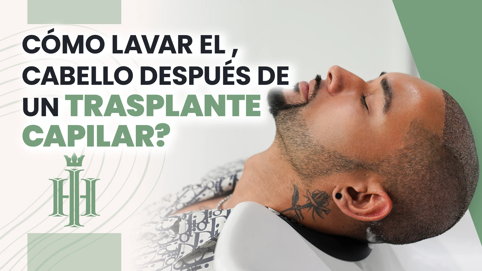 LAVADO DEL CABELLO DESPUÉS DEL TRASPLANTE