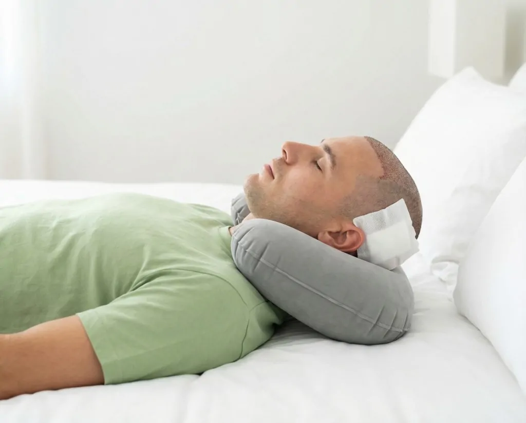 Neck Pillow After a Hair Transplant: How Long You Really Need It