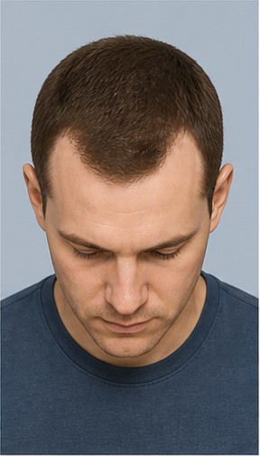 Norwood Scale Explained: Hair Loss Stages 1–7 3 Norwood stage 2 hair loss pattern: mature hairline with slight symmetrical temple recession
