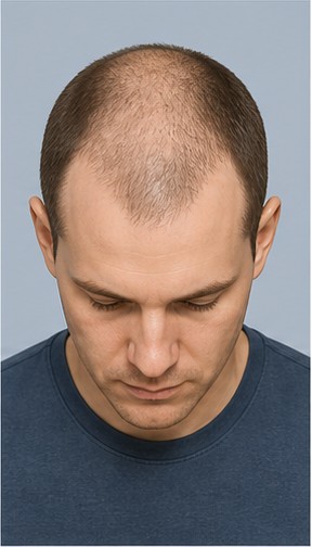 Norwood Scale Explained: Hair Loss Stages 1–7 6 Norwood stage 5 hair loss pattern: the band of hair between front and crown becomes narrow and sparse